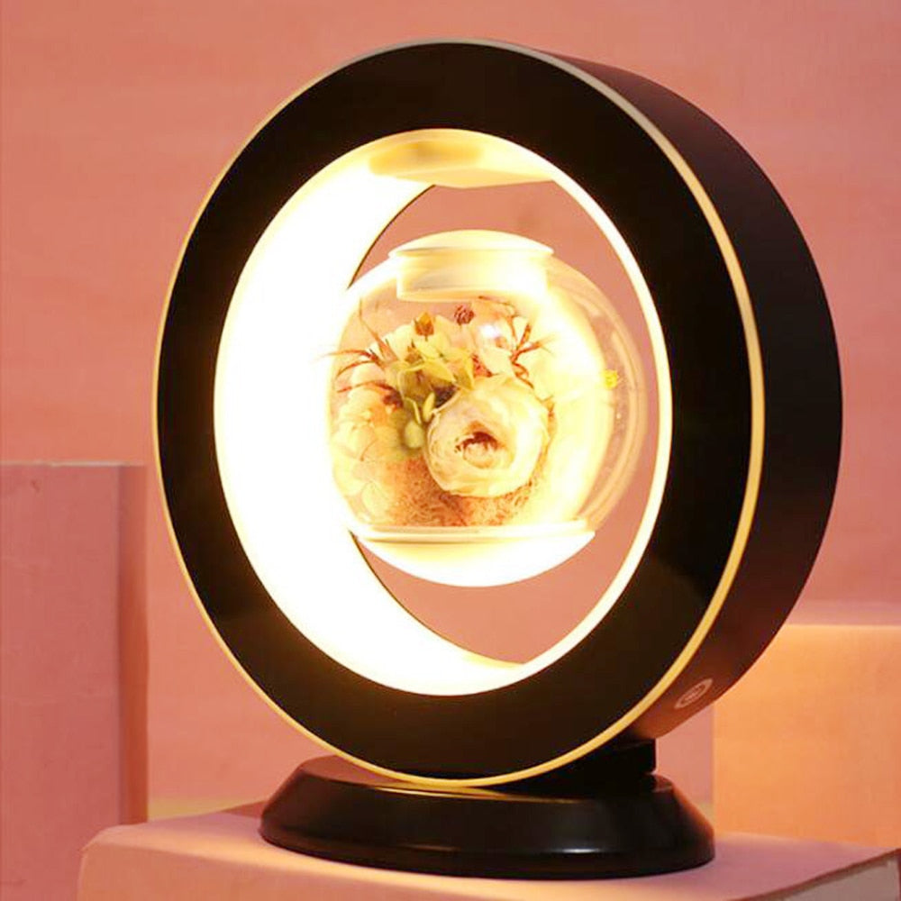 LeviLamp - Magnetic Levitation Immortal Flower LED Home Decor Night Lamp