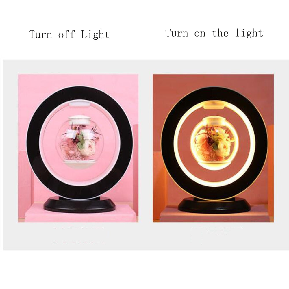 LeviLamp - Magnetic Levitation Immortal Flower LED Home Decor Night Lamp