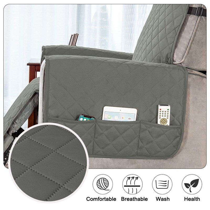 PlushSlip - Elastic Recliner Chair Cover