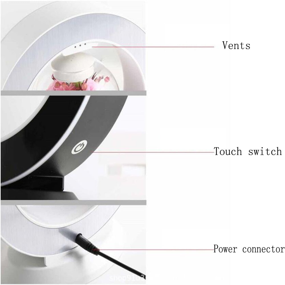 LeviLamp - Magnetic Levitation Immortal Flower LED Home Decor Night Lamp