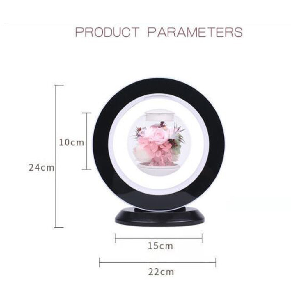 LeviLamp - Magnetic Levitation Immortal Flower LED Home Decor Night Lamp