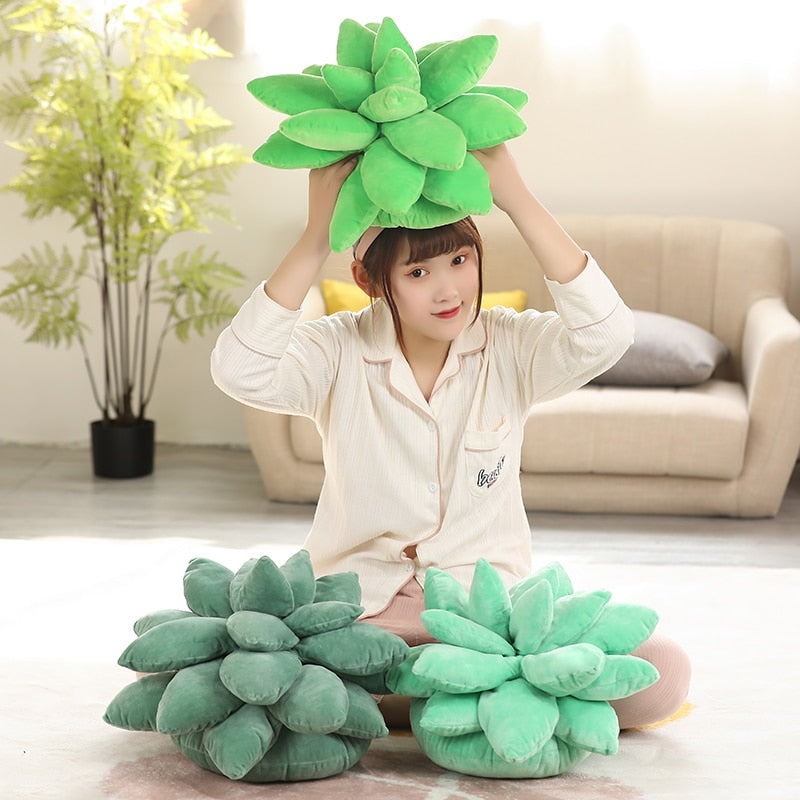 PlantThrow - Succulent Plush Pillow