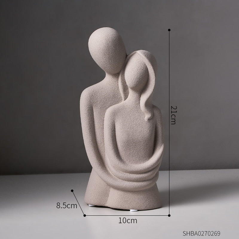 Elova - Modern Abstract Art Ceramic Statue