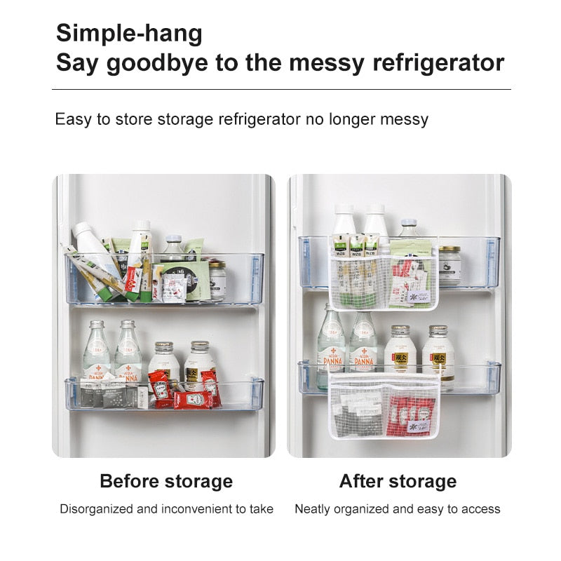 FridgeSack - Refrigerator Storage Mesh Hanging Bag