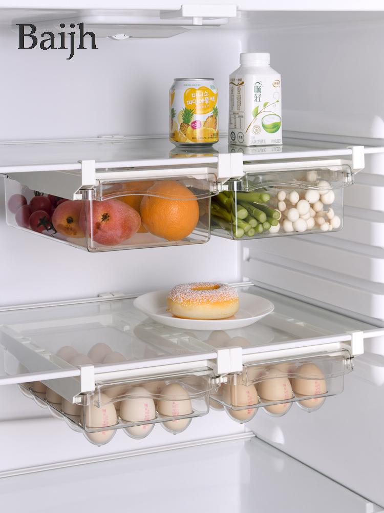 FridgeCubby - Pull-out Fridge Drawer Organizer