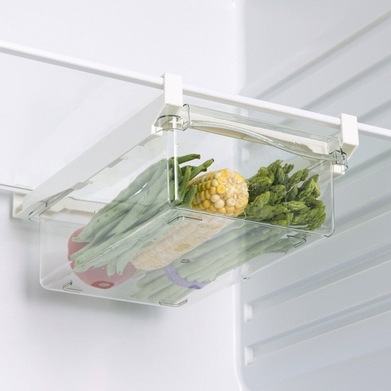 FridgeCubby - Pull-out Fridge Drawer Organizer