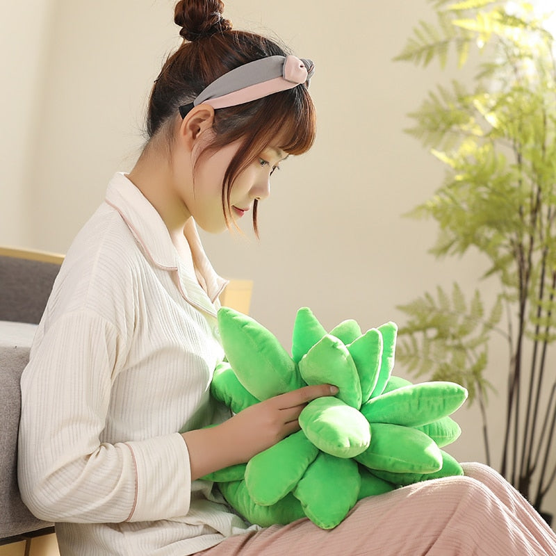 PlantThrow - Succulent Plush Pillow