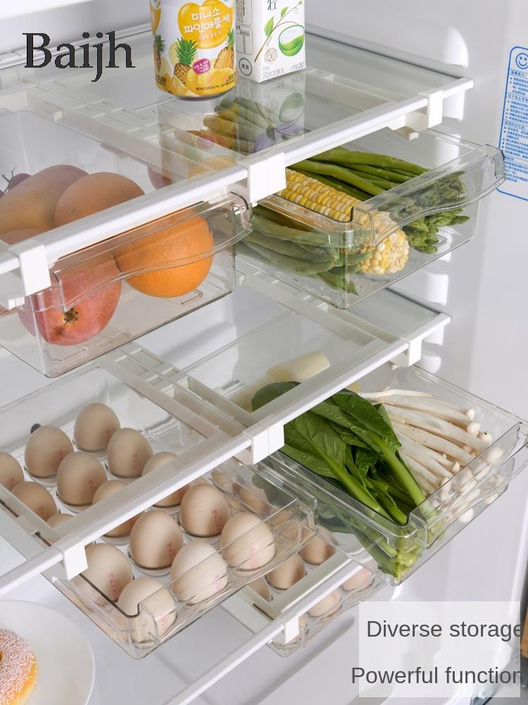 FridgeCubby - Pull-out Fridge Drawer Organizer