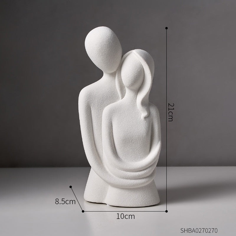 Elova - Modern Abstract Art Ceramic Statue