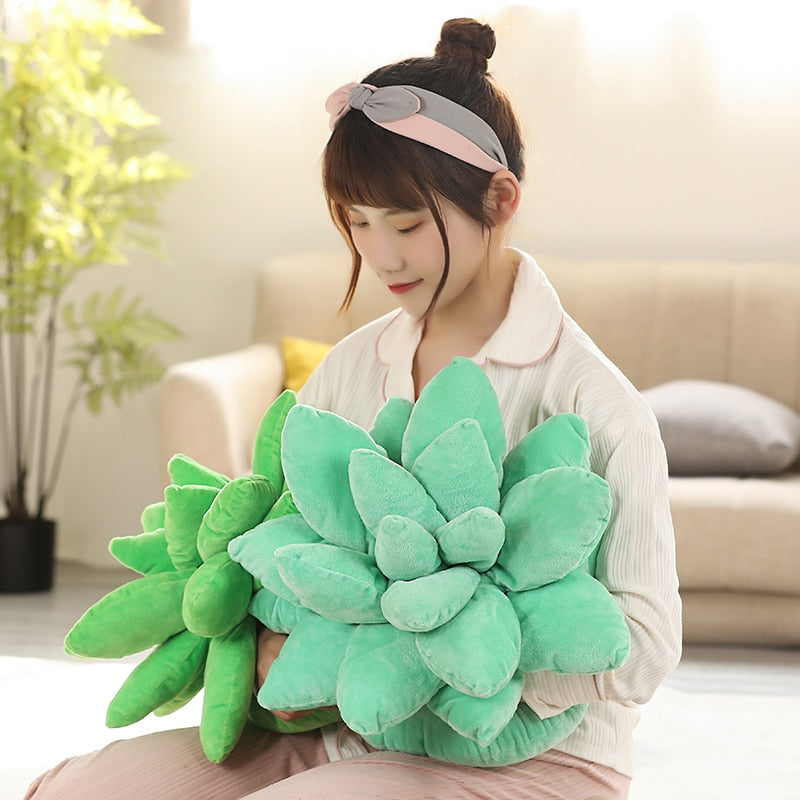 PlantThrow - Succulent Plush Pillow