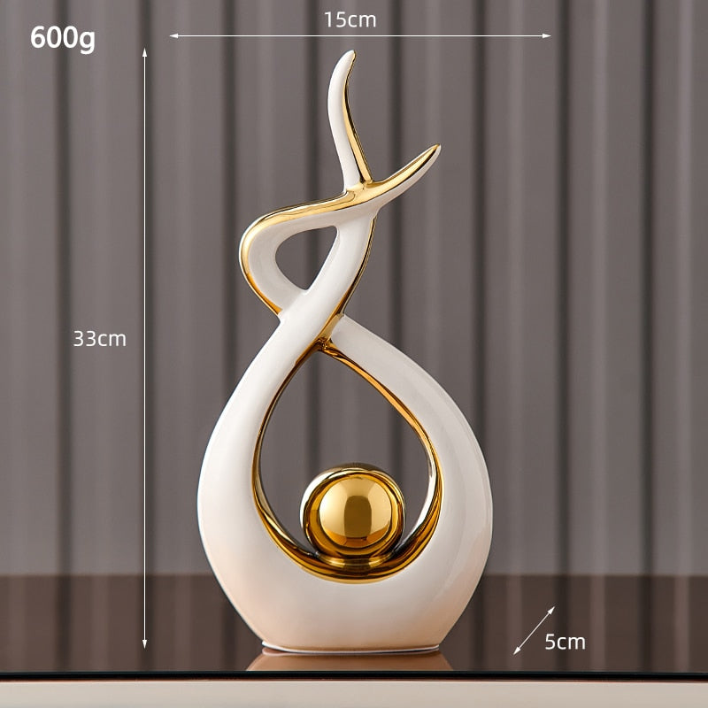 Elova - Modern Abstract Art Ceramic Statue