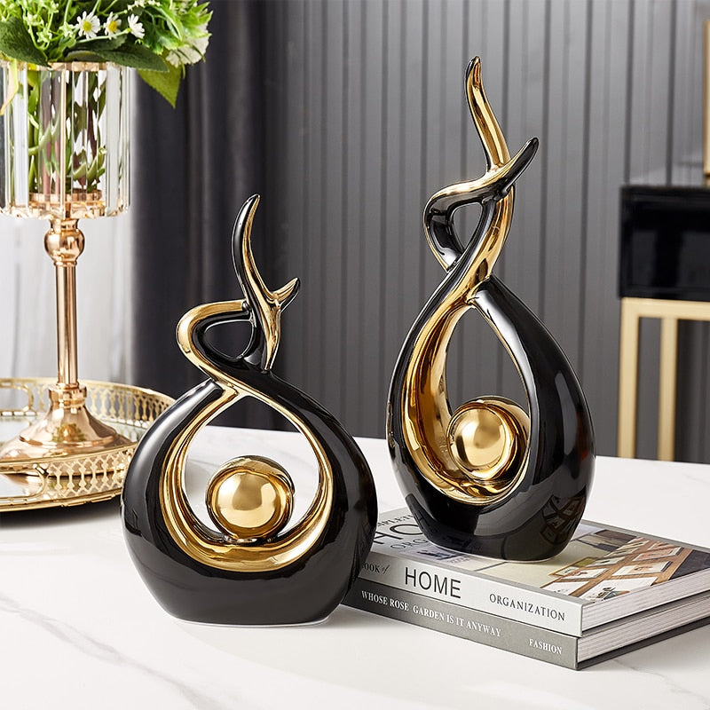 Elova - Modern Abstract Art Ceramic Statue