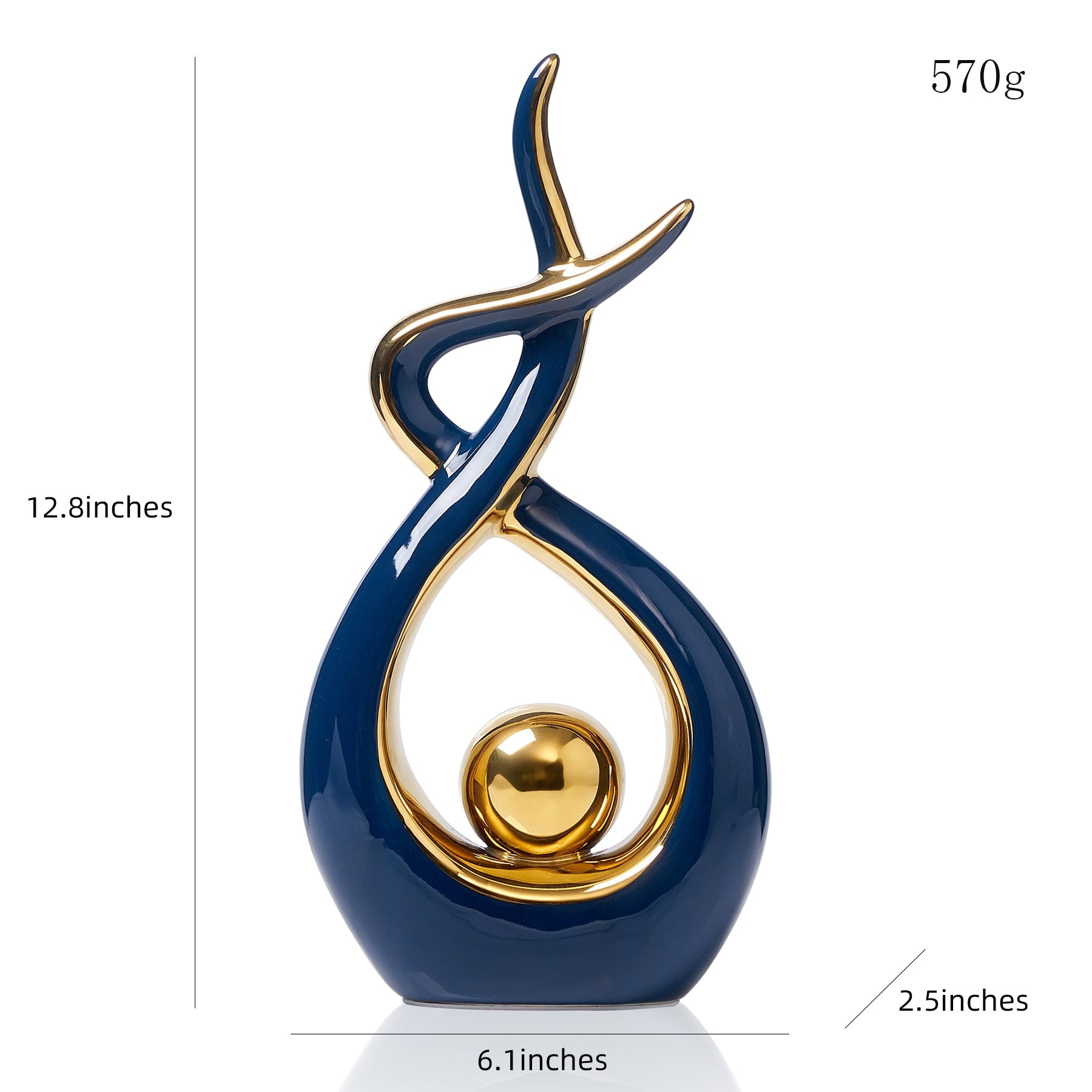 Elova - Modern Abstract Art Ceramic Statue
