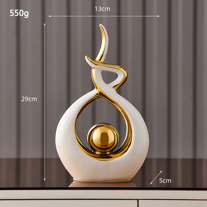Elova - Modern Abstract Art Ceramic Statue