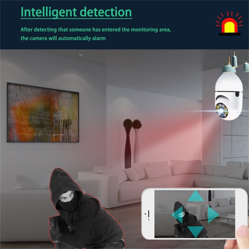 TraceBulb - Wireless Wifi Light Bulb Camera Security Camera